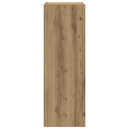 4 Piece TV Cabinet Set Wall-mounted Artisan Oak Engineered Wood
