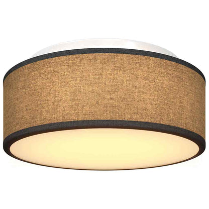 Ceiling Lamp with Spotlights Black 30 x 30 x 13.5 cm Fabric