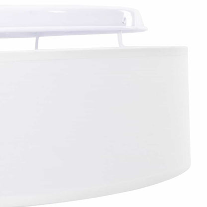 Ceiling Lamp with Spotlights White 30 x 30 x 13.5 cm Fabric