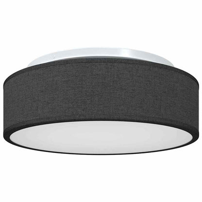 Ceiling Lamp with Spotlights Black 38 x 38 x 13.5 cm Fabric