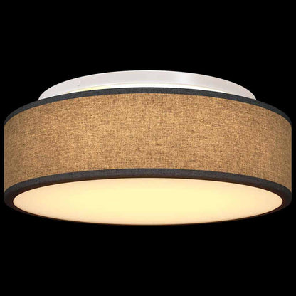 Ceiling Lamp with Spotlights Black 38 x 38 x 13.5 cm Fabric