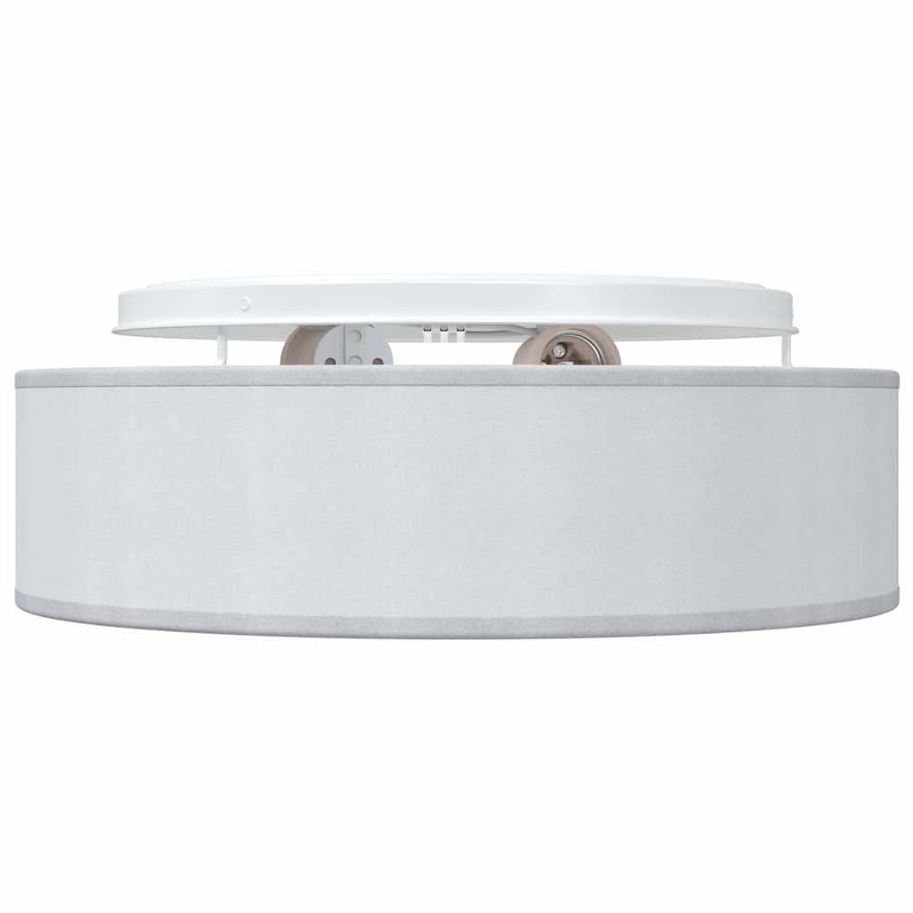 Ceiling Lamp with Spotlights Grey 38 x 38 x 13.5 cm Fabric