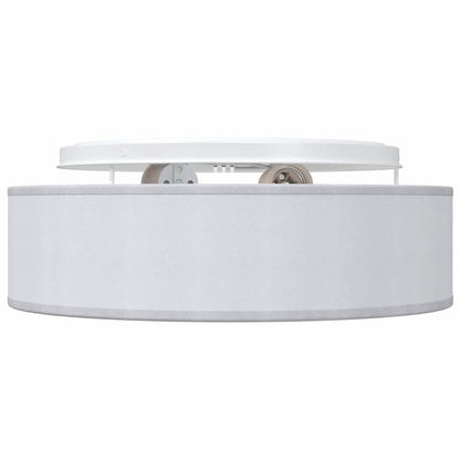 Ceiling Lamp with Spotlights Grey 38 x 38 x 13.5 cm Fabric
