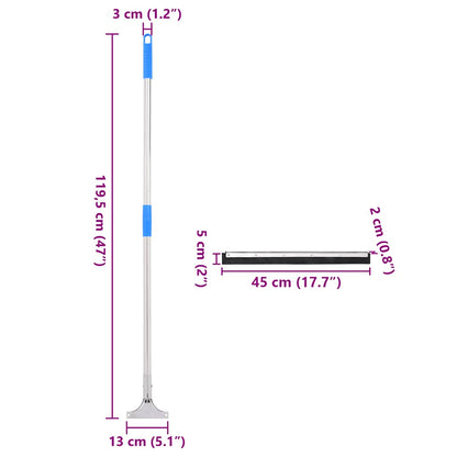 Floor Squeegees 5 pcs 45x122.5 cm Steel and Rubber