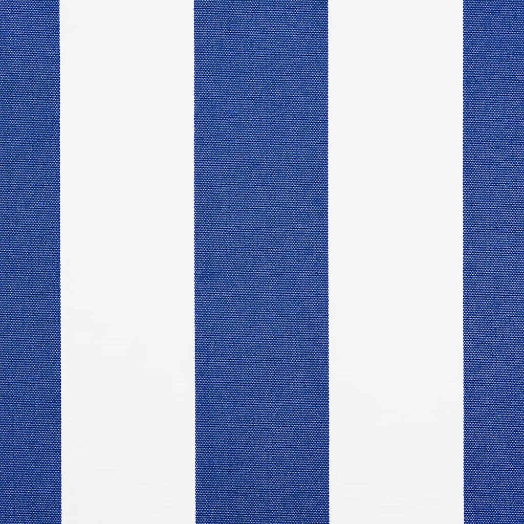 Awning Replacement Fabric Blue and White 235 x 195 cm Polyester