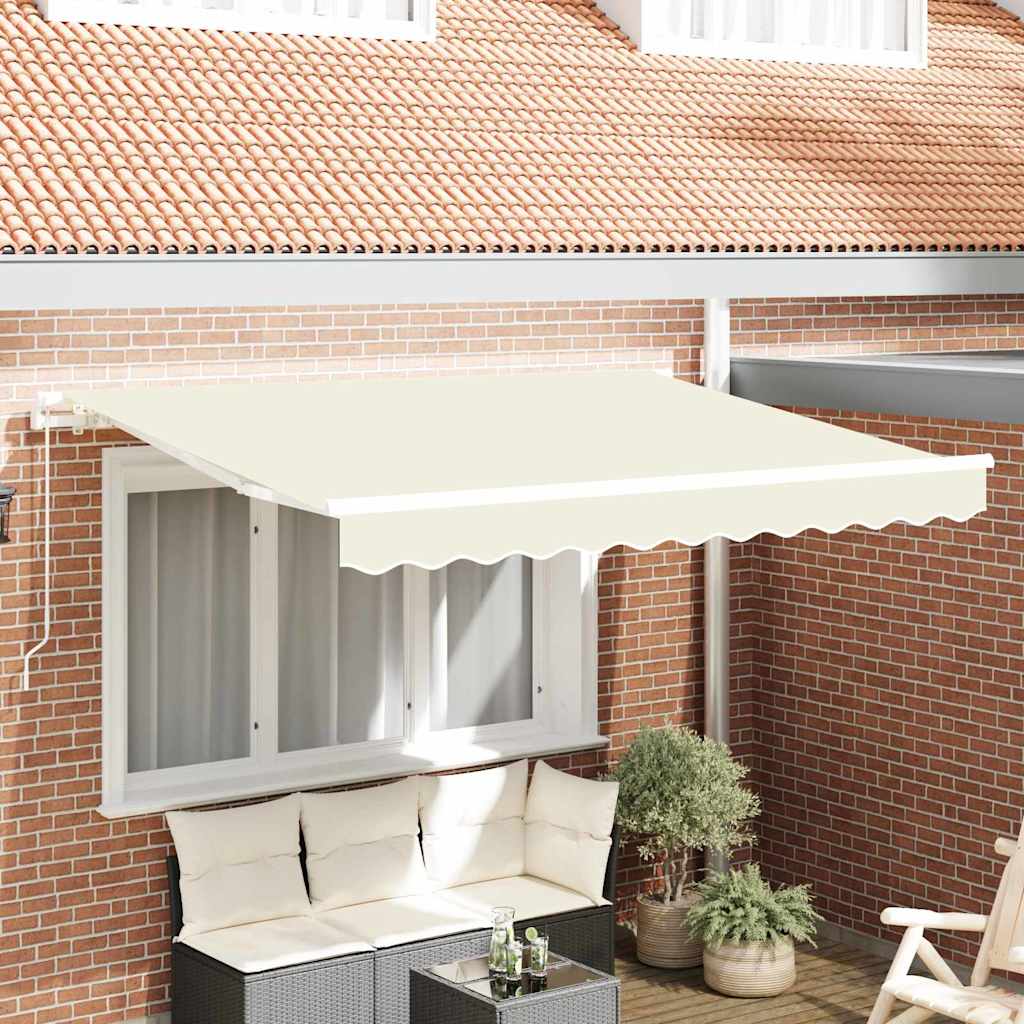 Awning Replacement Fabric Cream 3.5 x 2 m Polyester