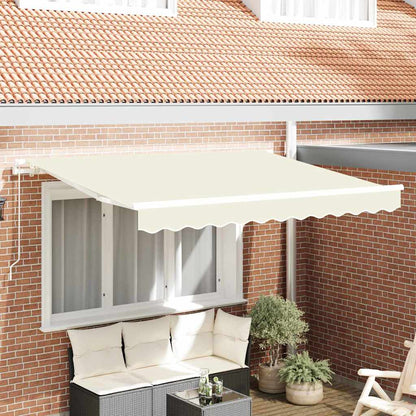 Awning Replacement Fabric Cream 3.5 x 2 m Polyester