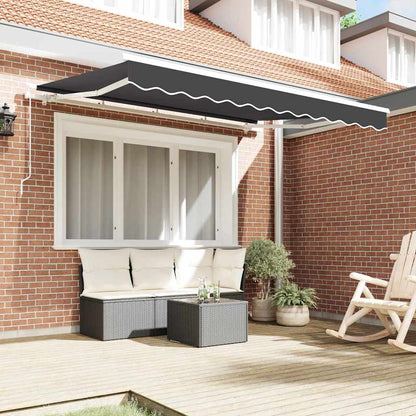 Awning Replacement Fabric Anthracite 2.5 x 2 m Polyester