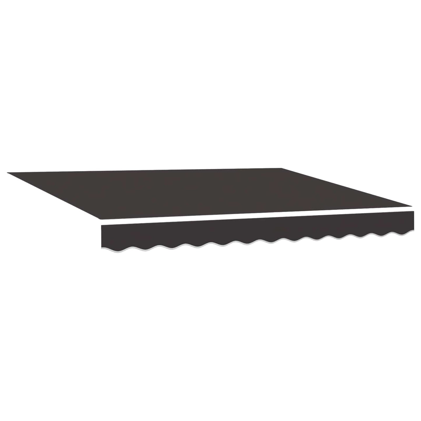 Awning Canopy Replacement for 2.5x2 m Anthracite Polyester