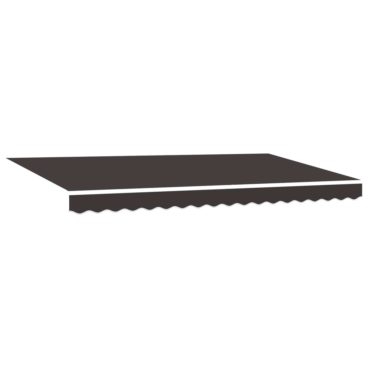 Awning Canopy Replacement for 4x2 m Anthracite Polyester