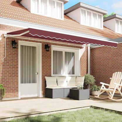 Awning Replacement Fabric Burgundy Red 4 x 2 m Polyester