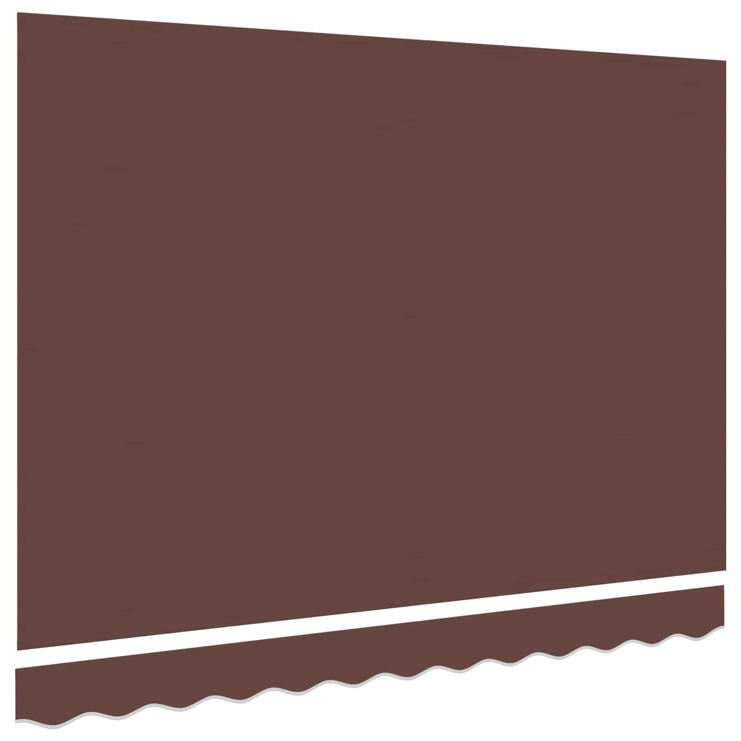Awning Canopy Replacement for 3.5x2 m Brown Polyester