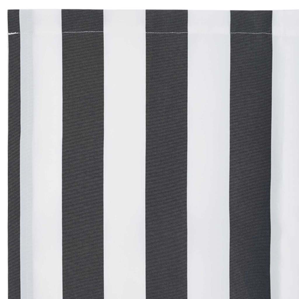 Awning Replacement Fabric Anthracite and White 235 x 195 cm
