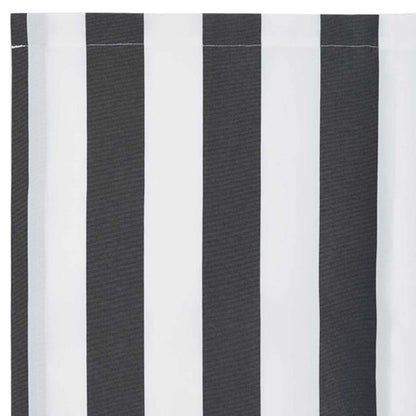 Awning Replacement Fabric Anthracite and White 235 x 195 cm