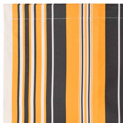 Awning Replacement Fabric Orange and Black 3 x 2 m Polyester