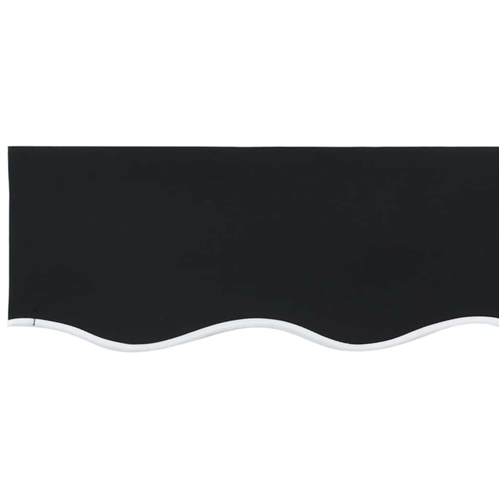 Awning Replacement Fabric Black 3 x 2.5 m Polyester