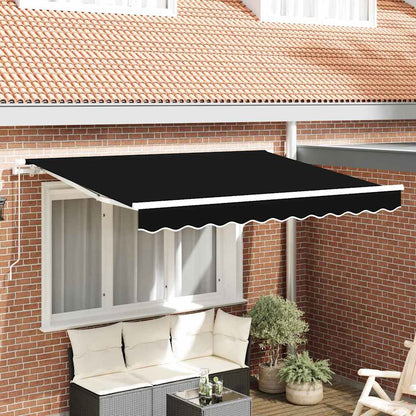 Awning Replacement Fabric Black 3 x 2.5 m Polyester