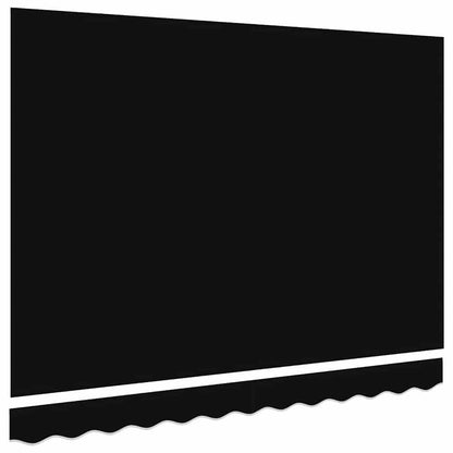 Awning Replacement Fabric Black 3.5 x 2.5 m Polyester