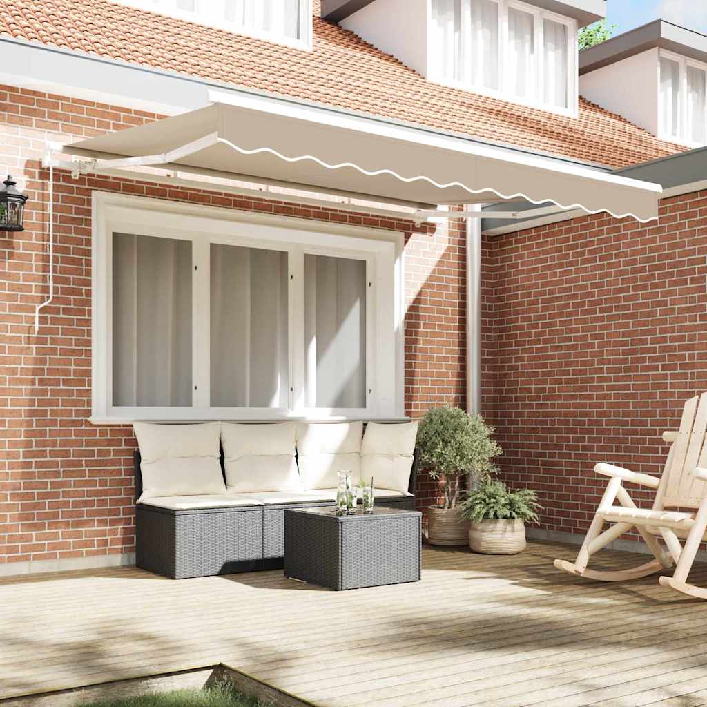 Awning Replacement Fabric Beige 3.5 x 2 m Polyester