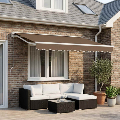 Awning Canopy Replacement for 3.5x2 m Beige Polyester