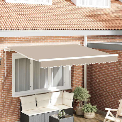 Awning Replacement Fabric Beige 3.5 x 2.5 m Polyester