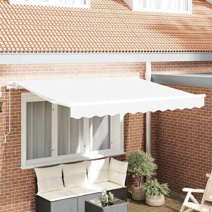 Awning Replacement Fabric White 3.5 x 2.5 m Polyester