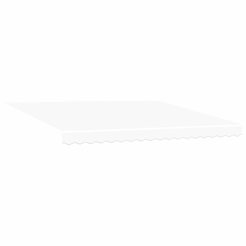Awning Replacement Fabric White 4 x 3.5 m Polyester