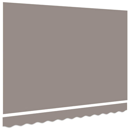 Awning Canopy Replacement for 3x2.5 m Light Grey Polyester