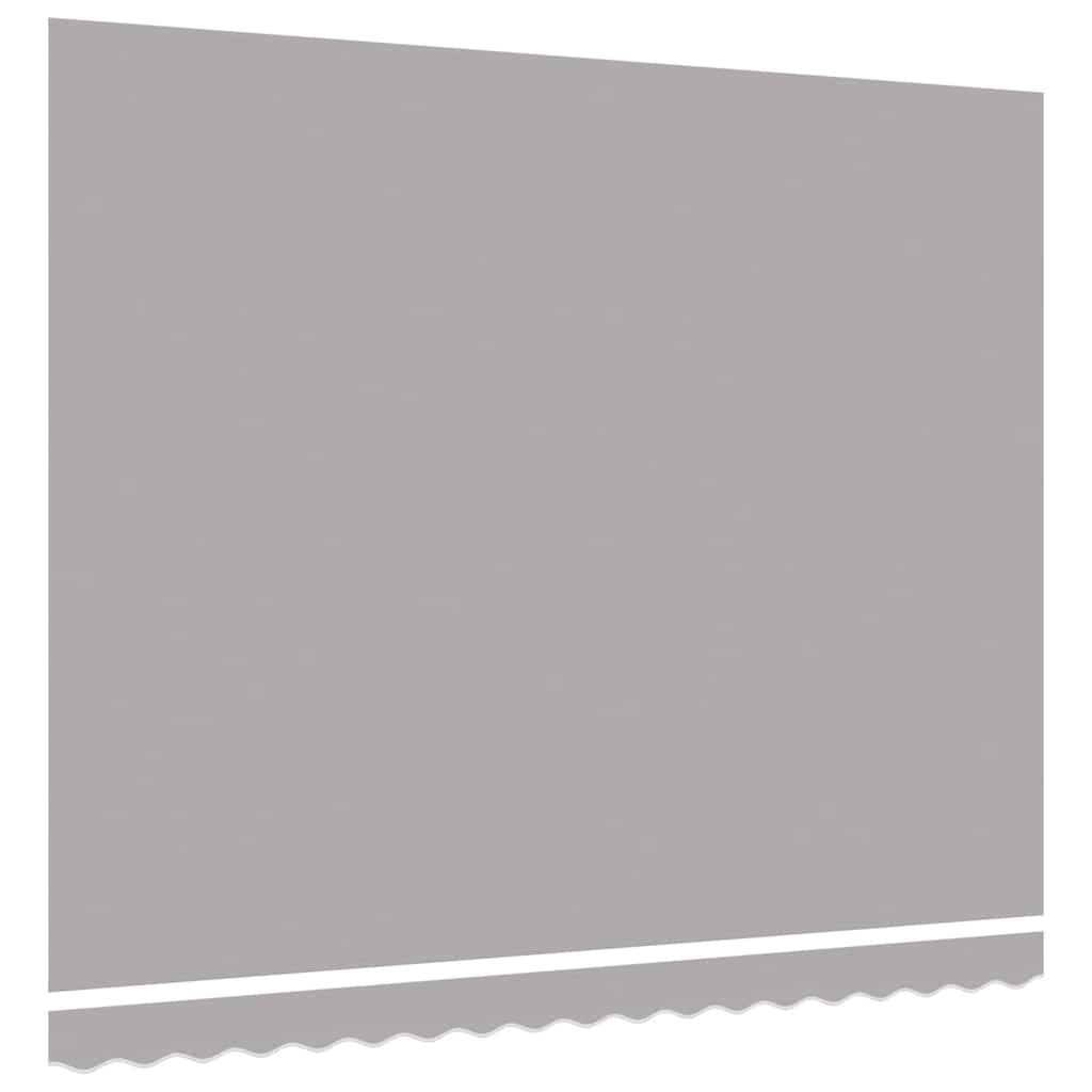 Awning Replacement Fabric Light Grey 4 x 3.5 m Polyester
