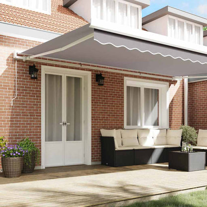 Awning Replacement Fabric Light Grey 5 x 3 m Polyester