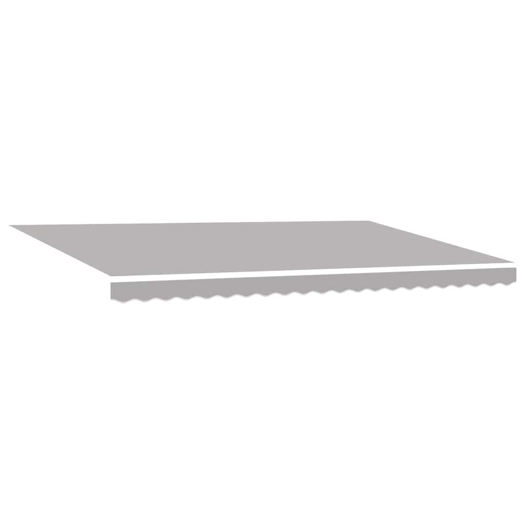Awning Replacement Fabric Light Grey 5 x 3 m Polyester
