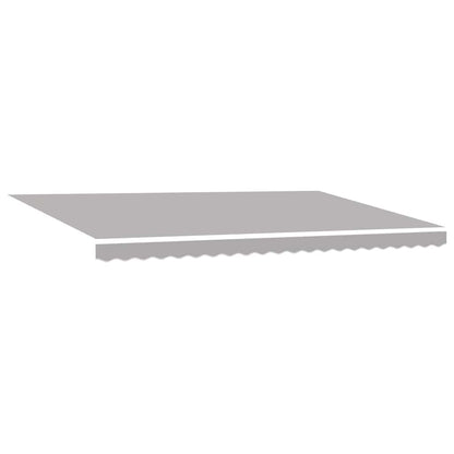 Awning Replacement Fabric Light Grey 5 x 3 m Polyester