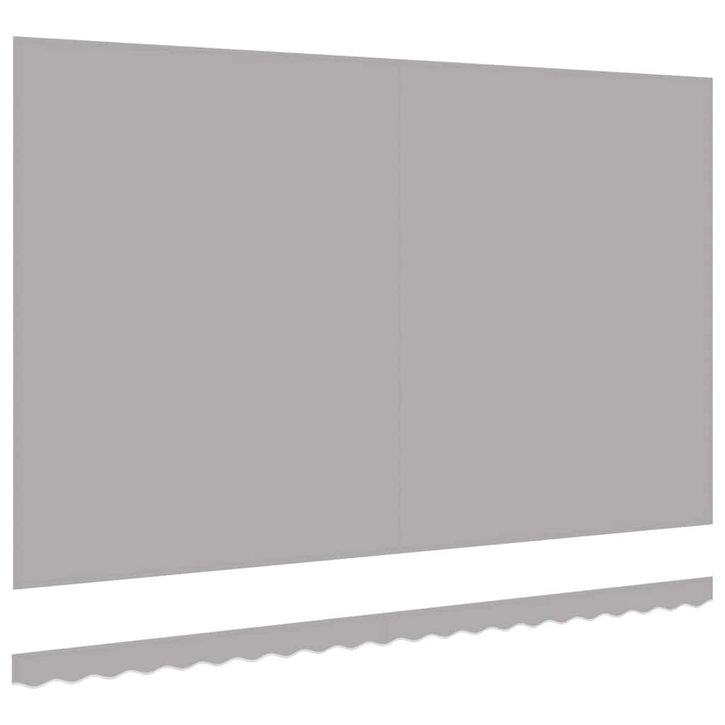 Awning Replacement Fabric Light Grey 5 x 3 m Polyester