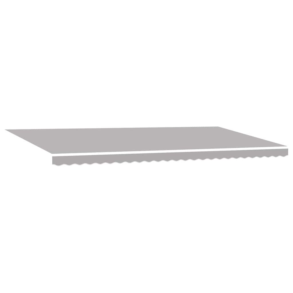 Awning Replacement Fabric Light Grey 6 x 3.5 m Polyester