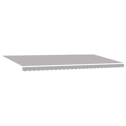 Awning Replacement Fabric Light Grey 6 x 3.5 m Polyester