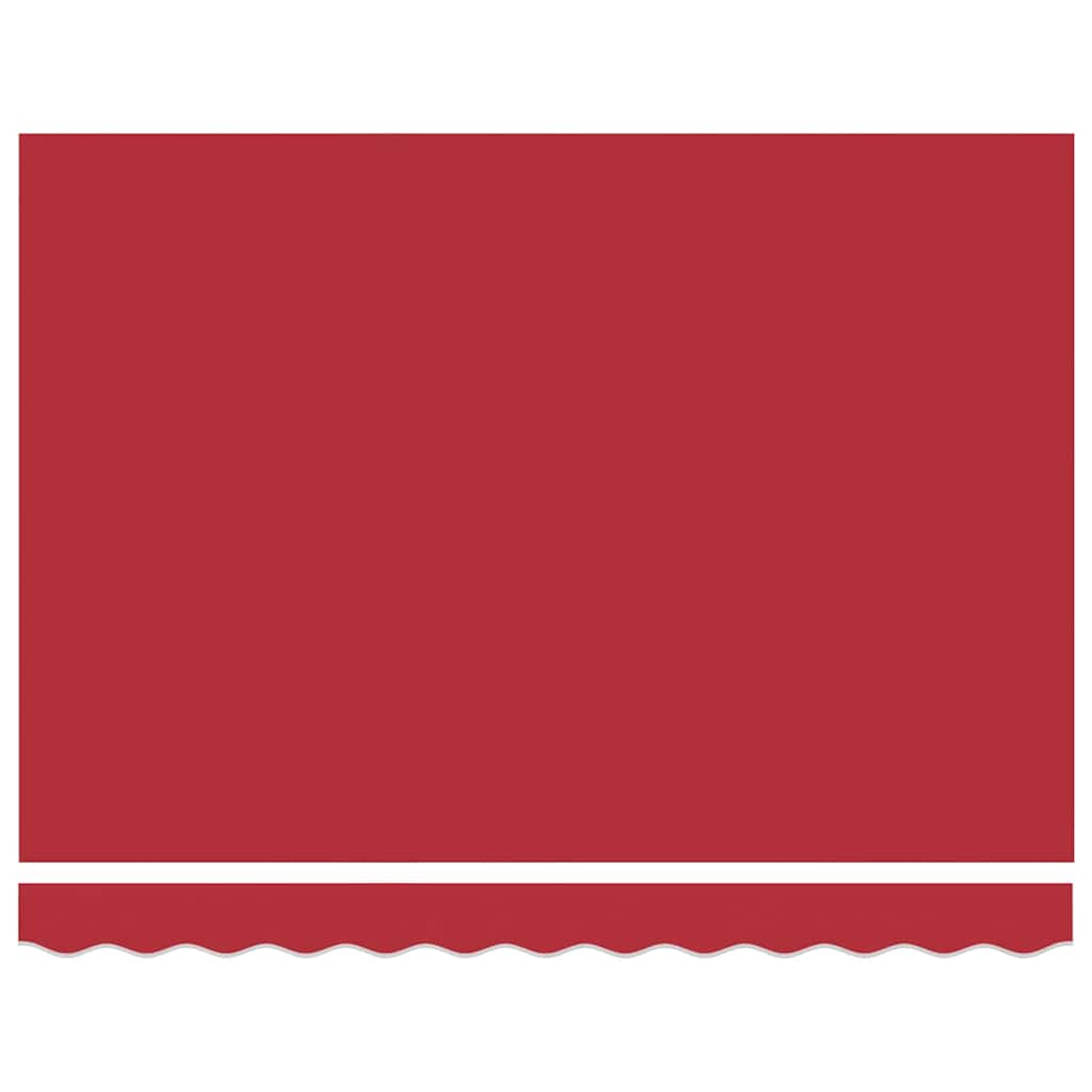 Awning Replacement Fabric Red 3 x 2.5 m Polyester