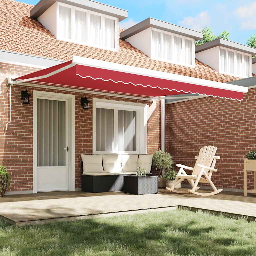 Awning Replacement Fabric Red 4 x 3 m Polyester