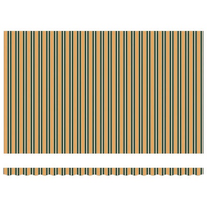 Awning Replacement Fabric Green and yellow 5 x 3 m Polyester