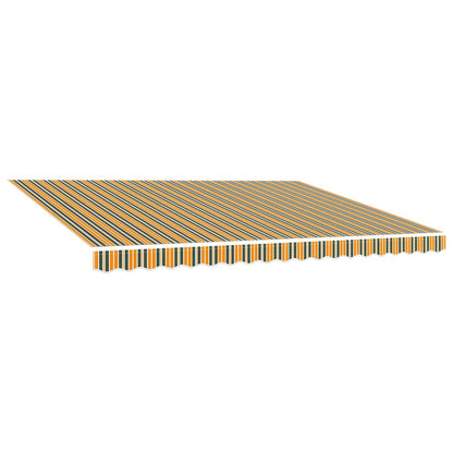 Awning Canopy Replacement for 6x3 m Green & Yellow Stripe