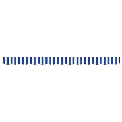Awning Valance Replacement Blue and White 2.5 m Polyester