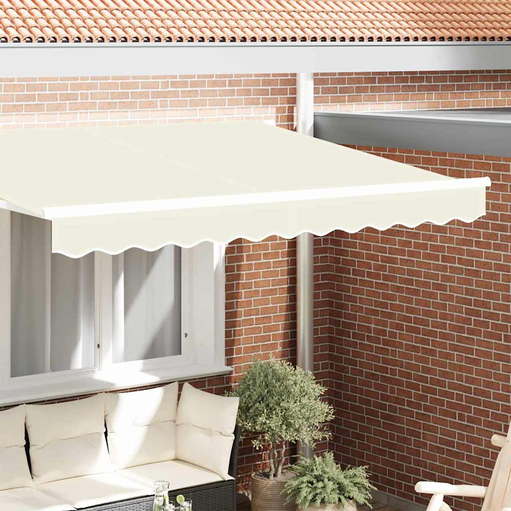 Awning Valance Replacement Cream Stripe 2.5 m Polyester
