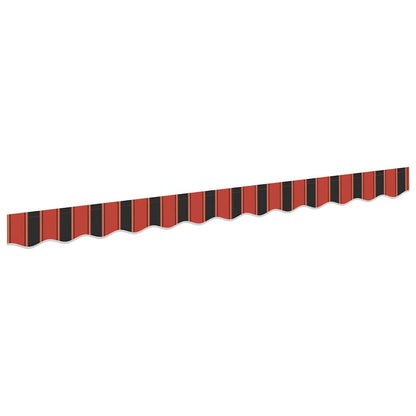 Awning Valance Replacement Orange / Black / Yellow 2.5 m Polyester