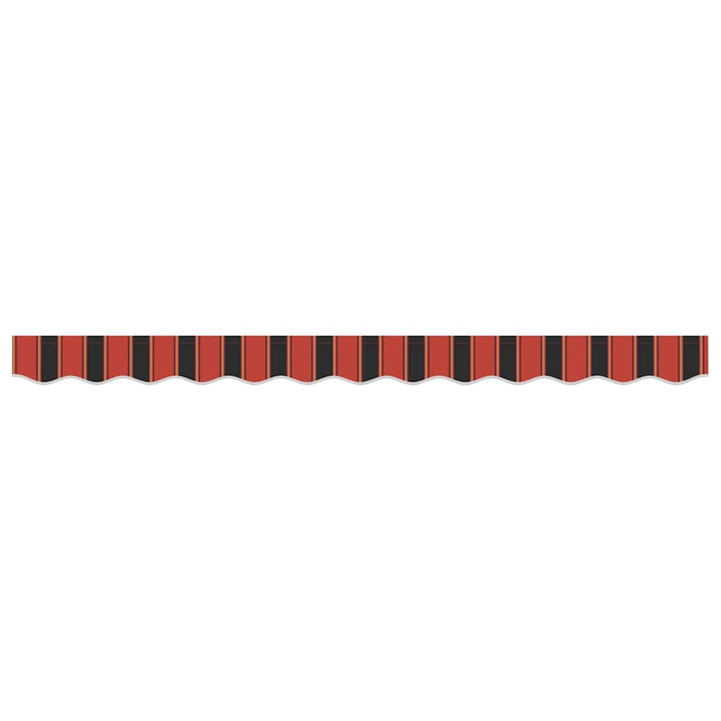 Awning Valance Replacement Orange / Black / Yellow 2.5 m Polyester