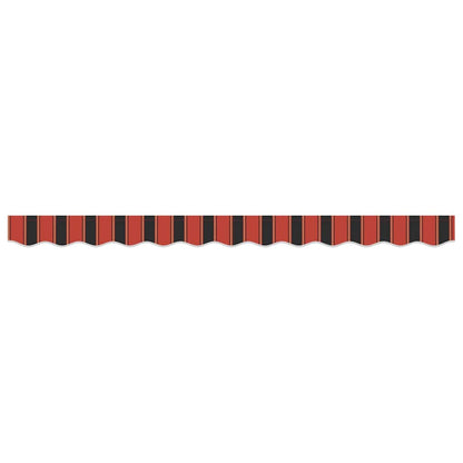 Awning Valance Replacement Orange / Black / Yellow 2.5 m Polyester