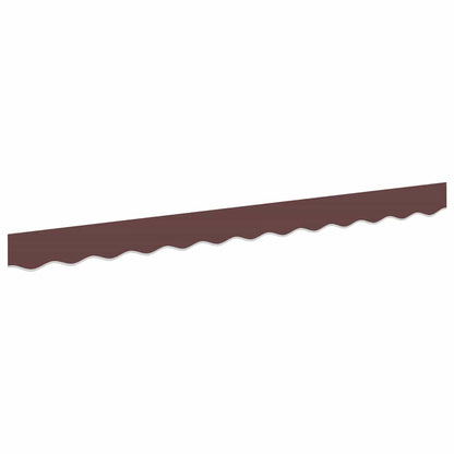 Awning Valance Replacement Brown Stripe 2.5 m Polyester