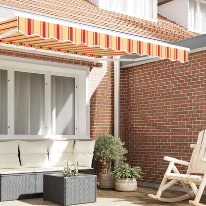 Awning Valance Replacement Yellow and Orange 2.5 m Polyester