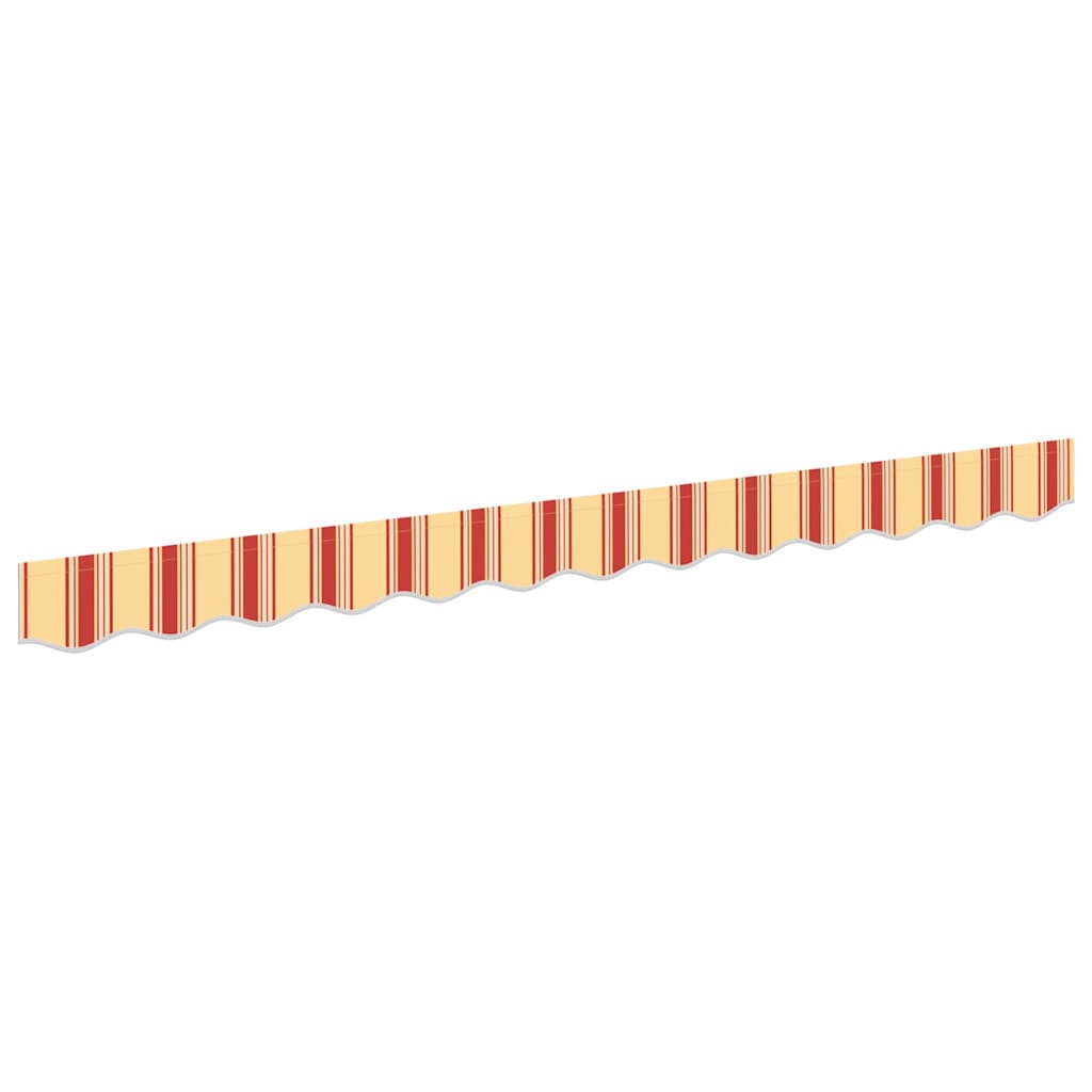 Awning Valance Replacement Yellow and Orange 2.5 m Polyester