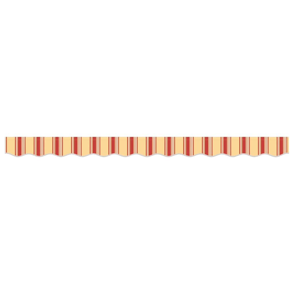 Awning Valance Replacement Yellow and Orange 2.5 m Polyester