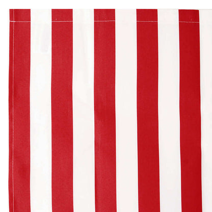 Awning Valance Replacement Red and White 2.5 m Polyester