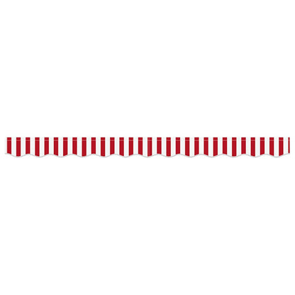 Awning Valance Replacement Red and White 2.5 m Polyester